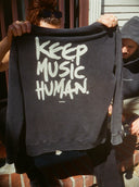 Drop #002 "Keep Music Human." Oversized Hoodie